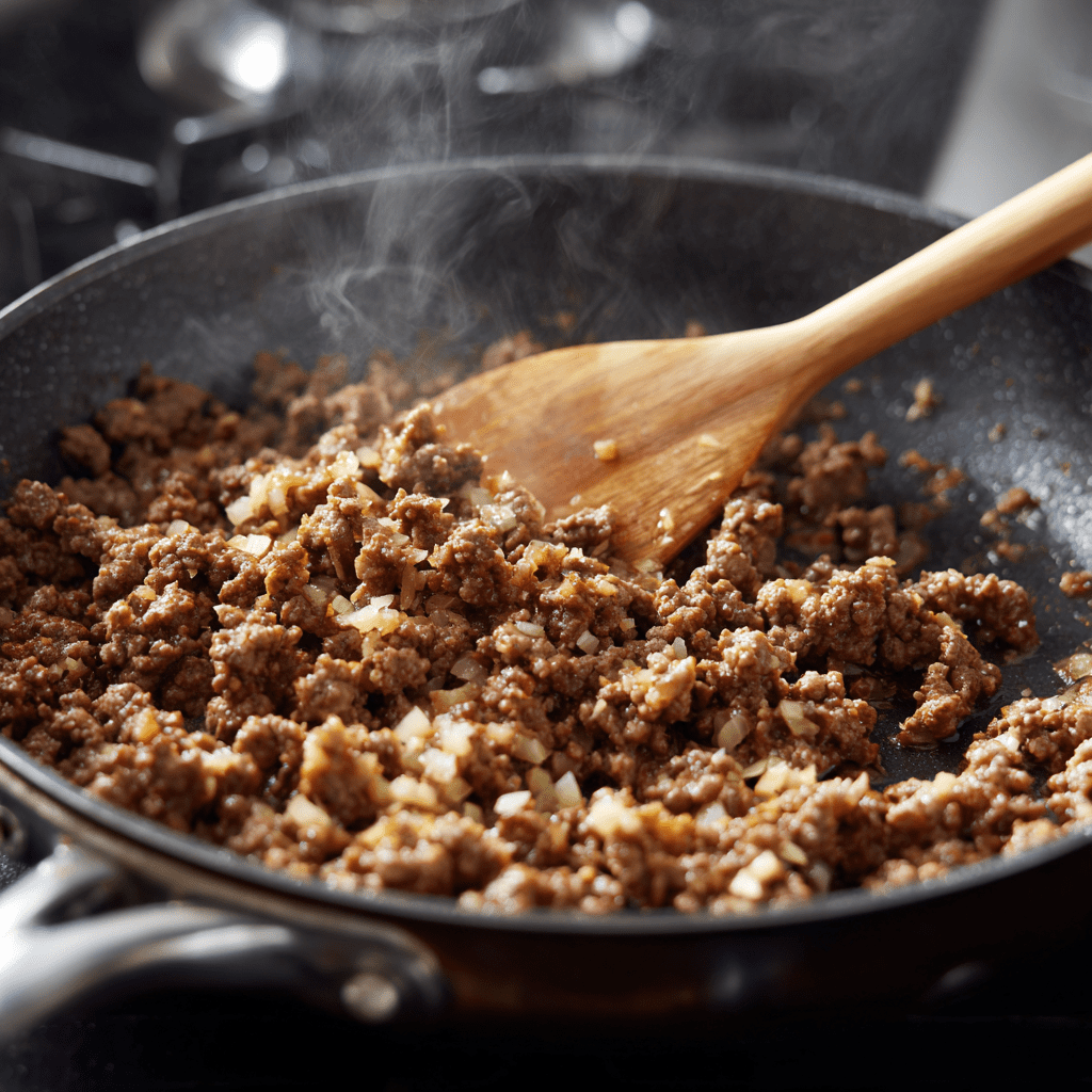 Ground Beef Mongolian Noodles