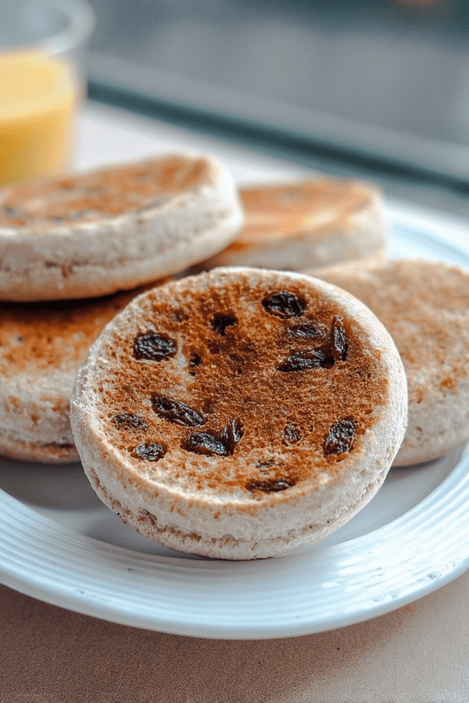 cinnamon raisin english muffins