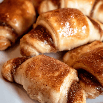 Easy Cinnamon Sugar Crescent Rolls