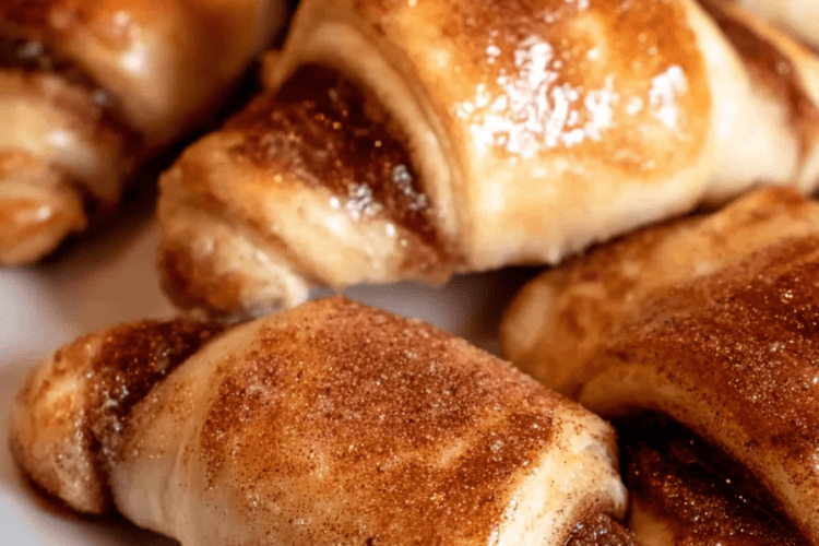 Easy Cinnamon Sugar Crescent Rolls