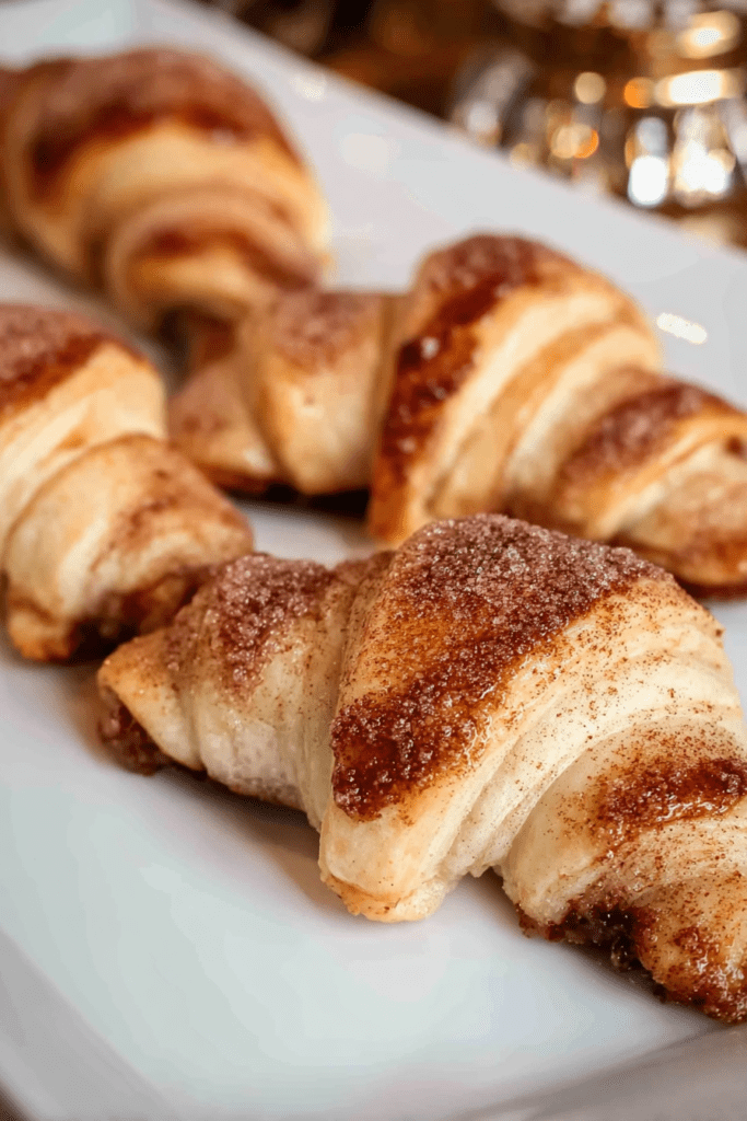 cinnamon sugar crescent rolls