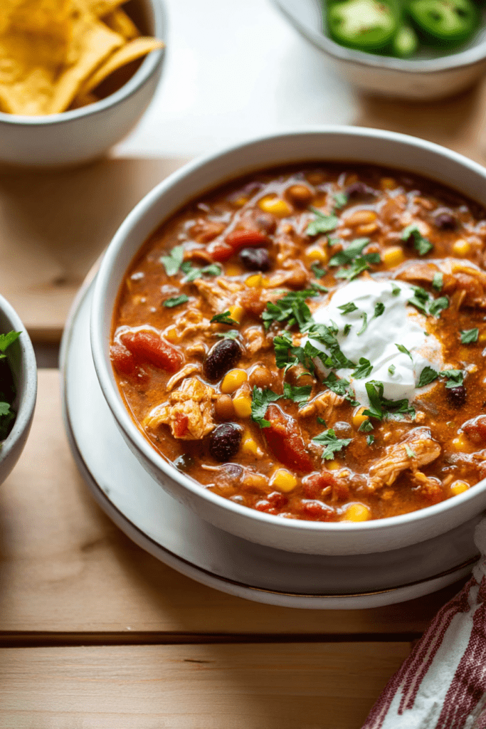 slow cooker chicken chili