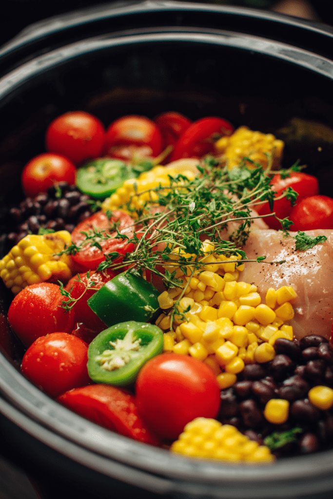 slow cooker chicken chili