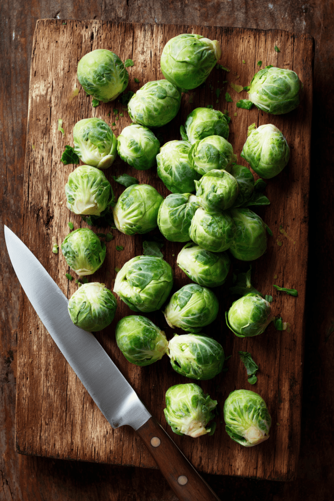 parmesan crusted brussels sprouts
