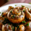 Buttery Garlic Mushrooms