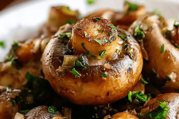 Buttery Garlic Mushrooms