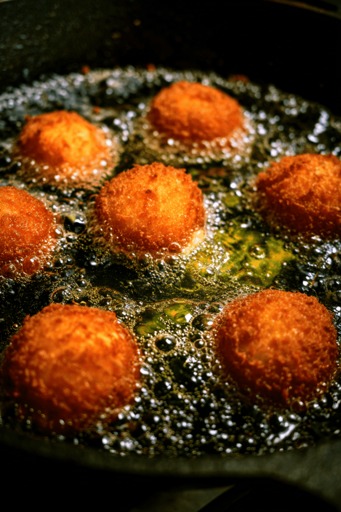 fried goat cheese balls