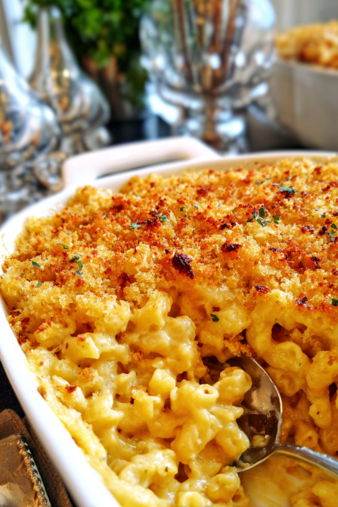 homemade macaroni and cheese