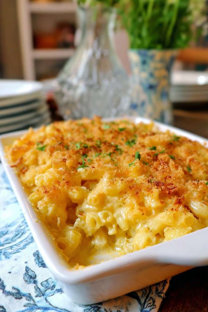 homemade macaroni and cheese