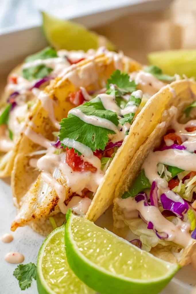 baked fish tacos