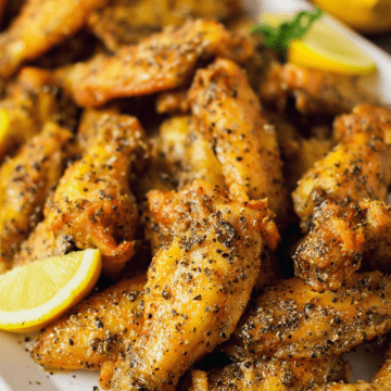 Crispy Lemon Pepper Wings