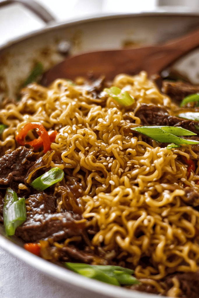 Caramelised Beef Ramen Noodles
