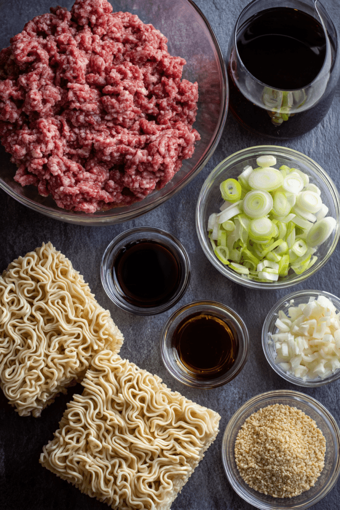 Caramelised Beef Ramen Noodles