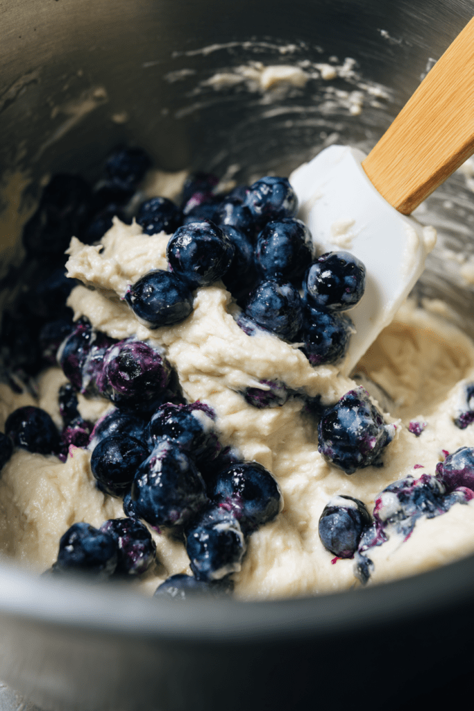 bakery style blueberry muffins