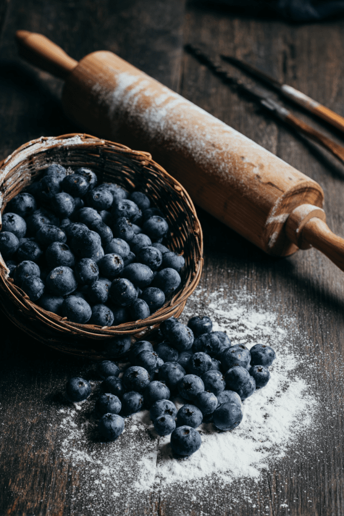 bakery style blueberry muffins