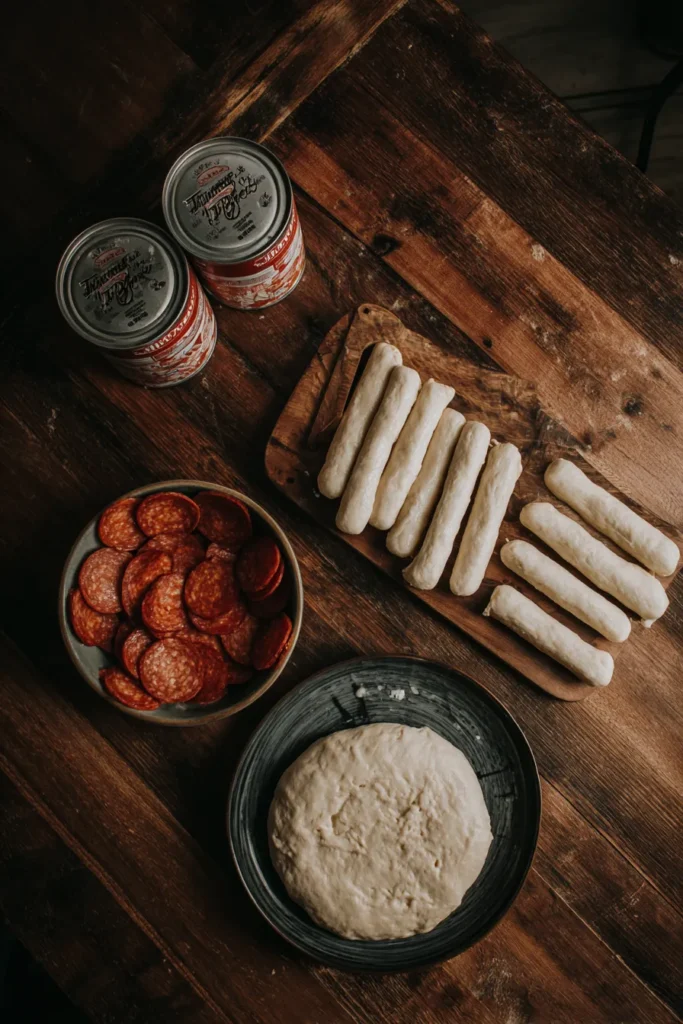 Pizza Stuffed Crescent Rolls
