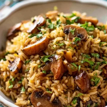 Earthy Mushroom Rice