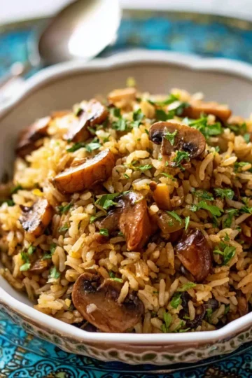 Earthy Mushroom Rice