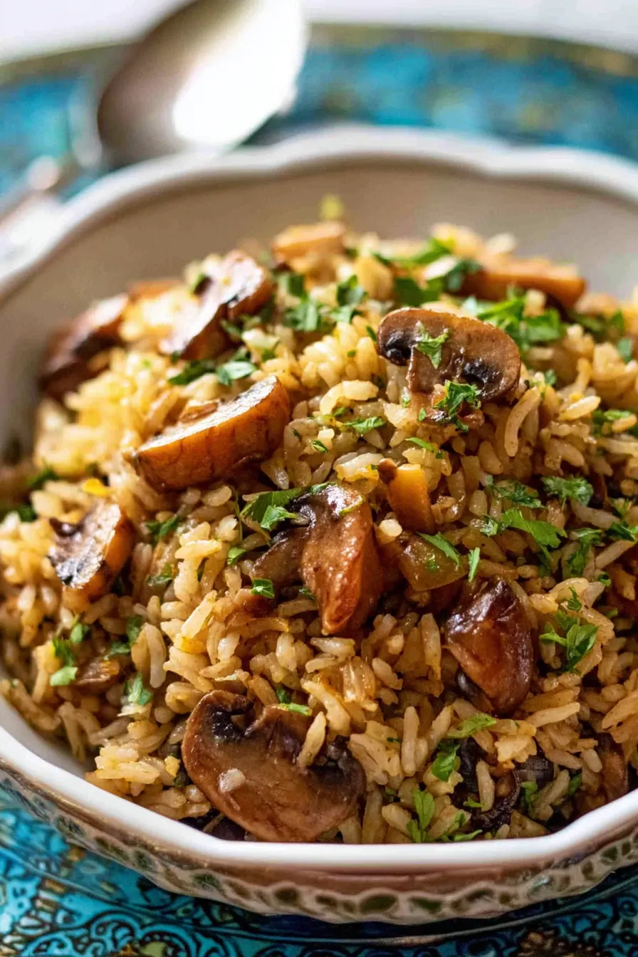 Mushroom Rice Vip Best Savory Mushroom Rice Recipe: Fluffy & Full of Umami - Taste Advance