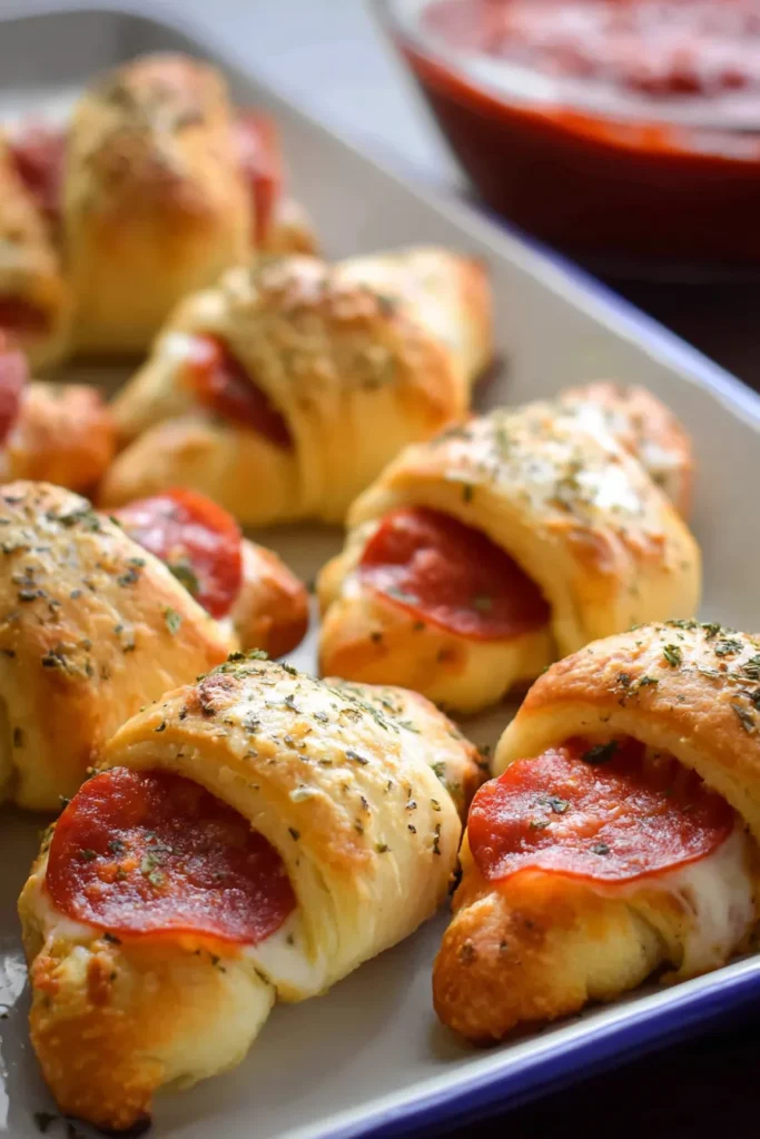Pizza Stuffed Crescent Rolls