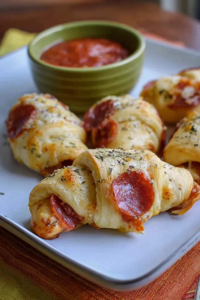 Pizza Stuffed Crescent Rolls