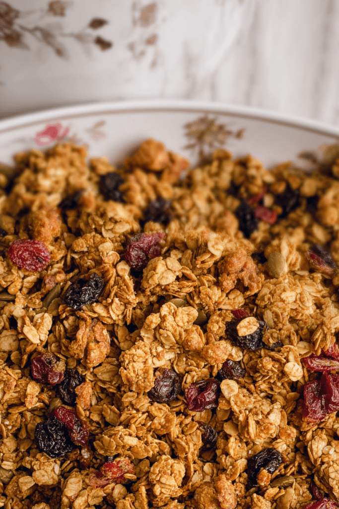 homemade vegan granola