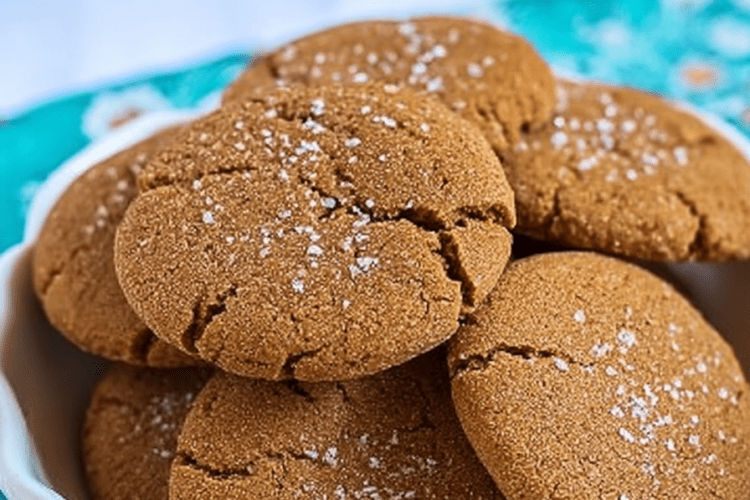Soft and Chewy No-Chill Gingerbread Cookies