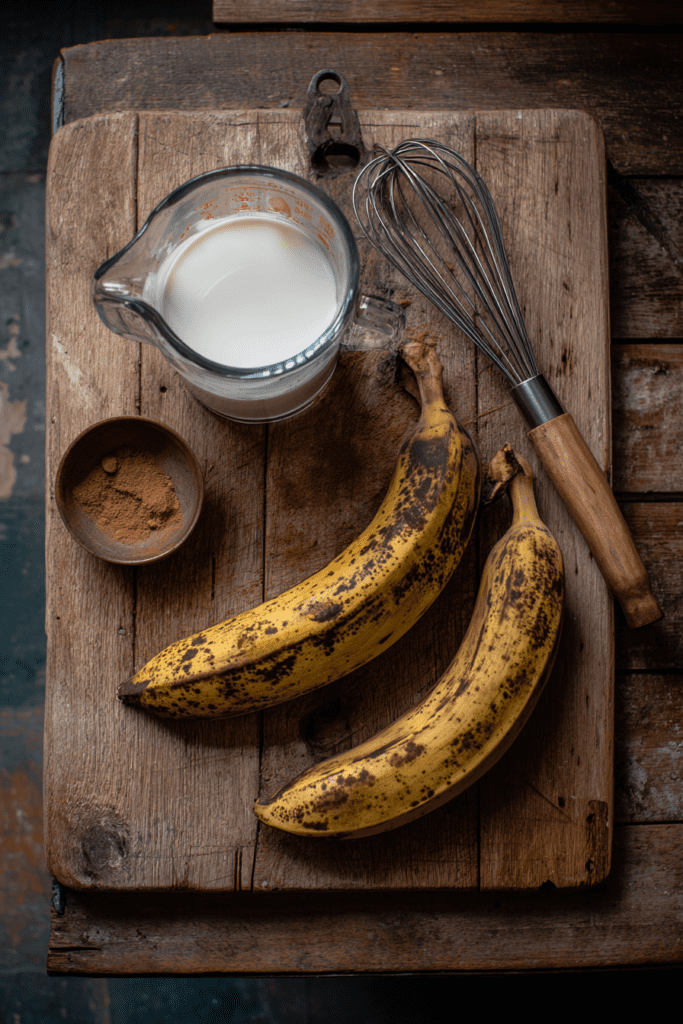 Fluffy banana pancakes