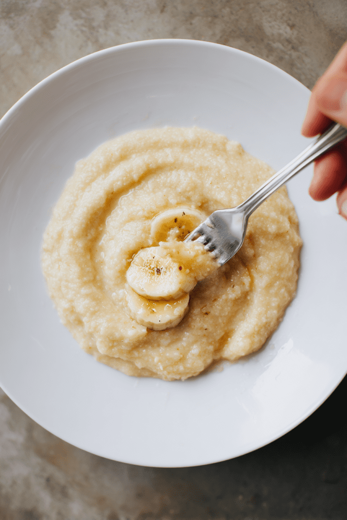Fluffy banana pancakes