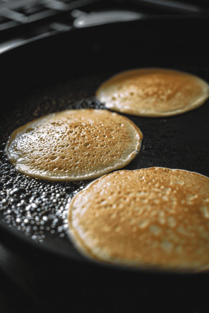 Fluffy banana pancakes