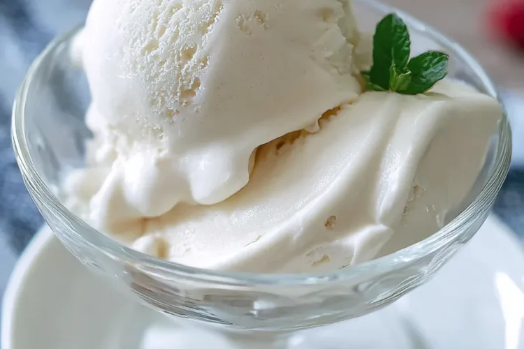 Homemade 3-Ingredient Frozen Yogurt